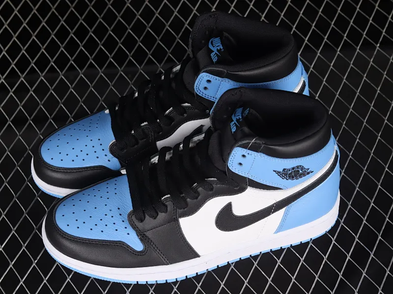All categories Air Jordan Jordan series basketball shoes Air Jordan 1 High X version Air Jordan 1 High OG "UNC Toe" AJ1 Joe 1 black and blue toe DZ5485-400
